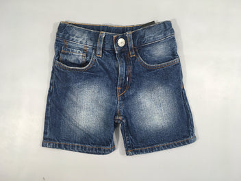 Short en jean Slim Fit effet délavé