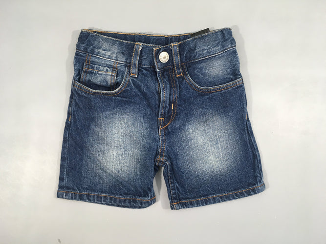 Short en jean Slim Fit effet délavé, moins cher chez Petit Kiwi