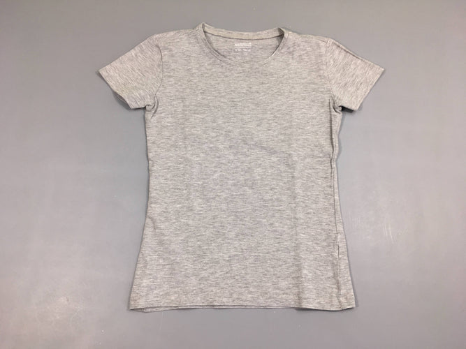 T-shirt m.c gris chiné, moins cher chez Petit Kiwi