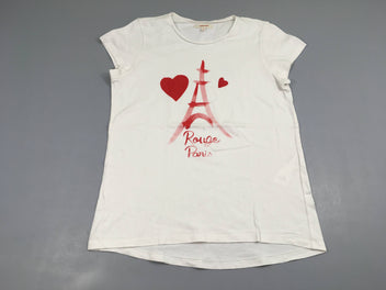 T-shirt m.c blanc Love Paris