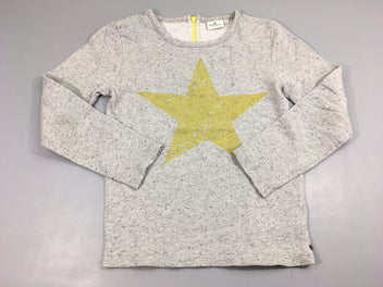 Pull léger gris étoile jaune