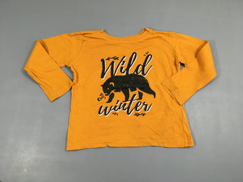 T-shirt m.l moutarde vive Wild