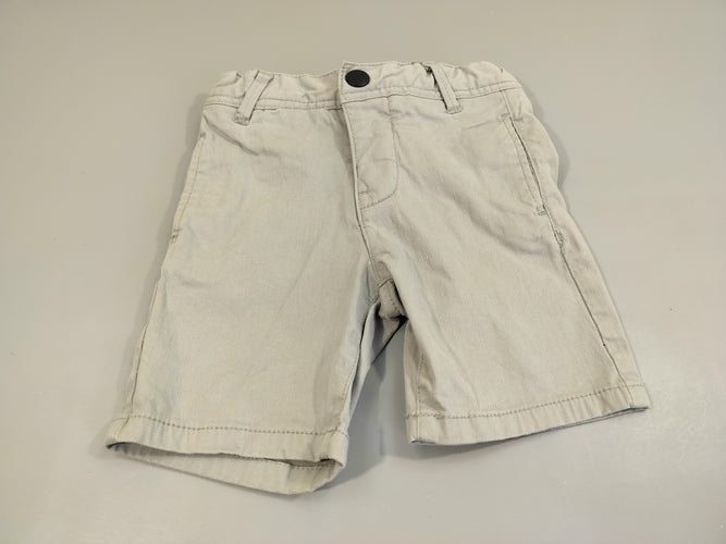 Short chino gris, moins cher chez Petit Kiwi