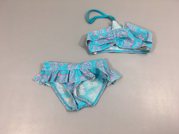 Bikini bleu ananas