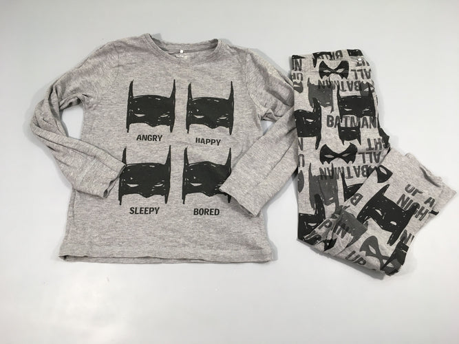 Pyjama 2pcs jersey gris chiné batman, moins cher chez Petit Kiwi