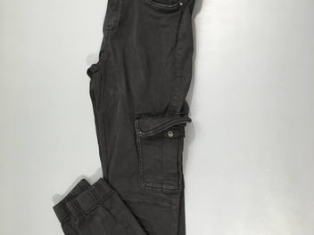 Jeans cargo noir, 32-34