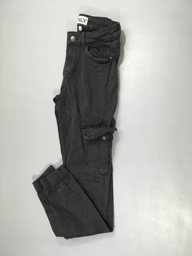 Jeans cargo noir, 32-34, moins cher chez Petit Kiwi