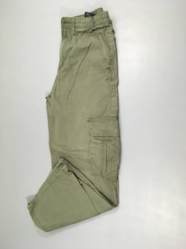 Pantalon cargo kaki, 100% coton, moins cher chez Petit Kiwi