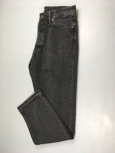 Jeans noir relaxed Chris W32 L34, 95% coton 5% coton recyclé, moins cher chez Petit Kiwi