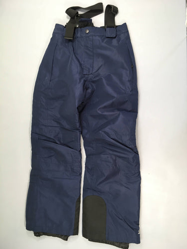 Pantalon de ski bleu foncé bretelles, moins cher chez Petit Kiwi