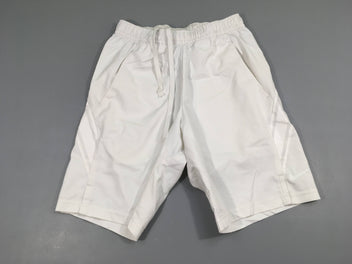 Bermuda de sport dri-fit blanc