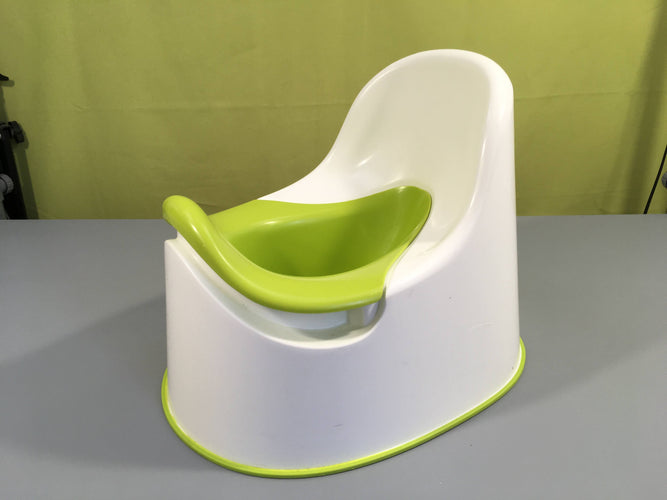 Petit pot blanc/vert, moins cher chez Petit Kiwi