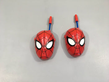 Talkie-walkie Spider-Man Rouge 2 Unités- 2Piles LR61 NON FOURNIES