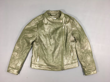 Veste légère zipée verte irisée