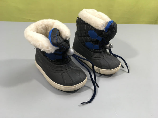 Bottes de neige bleu marine, Elémenterre, 20, moins cher chez Petit Kiwi