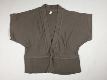 Gilet m.c gris - 2 pressions