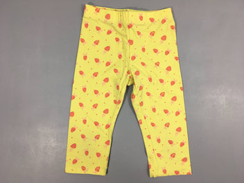 Legging jaune fraises