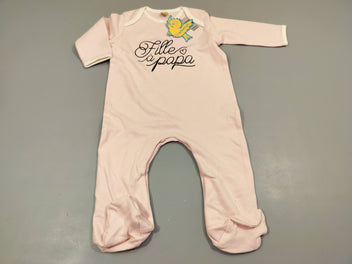 NEUF Pyjama jersey rose clair 