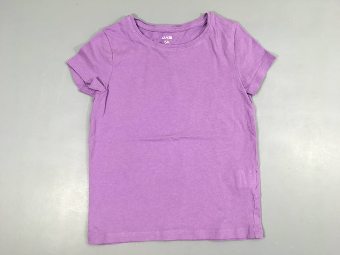 T-shirt m.c mauve, moins cher chez Petit Kiwi