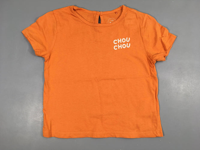 T-shirt m.c orange Chou, moins cher chez Petit Kiwi