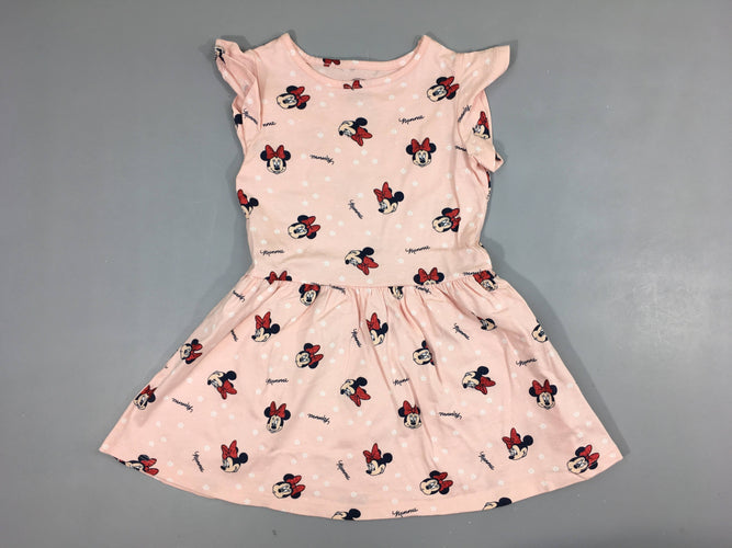 Robe m.c rose pâle Minnie, moins cher chez Petit Kiwi