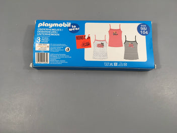 Etat neuf-3 Chemisettes s.m Playmobil