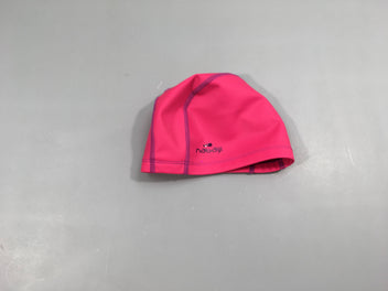 Bonnet de bain rose/mauve, Nabaiji, 51-56cm