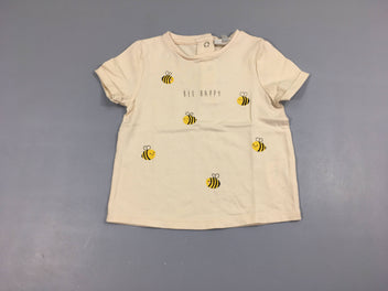 T-shirt m.c orange clair abeilles