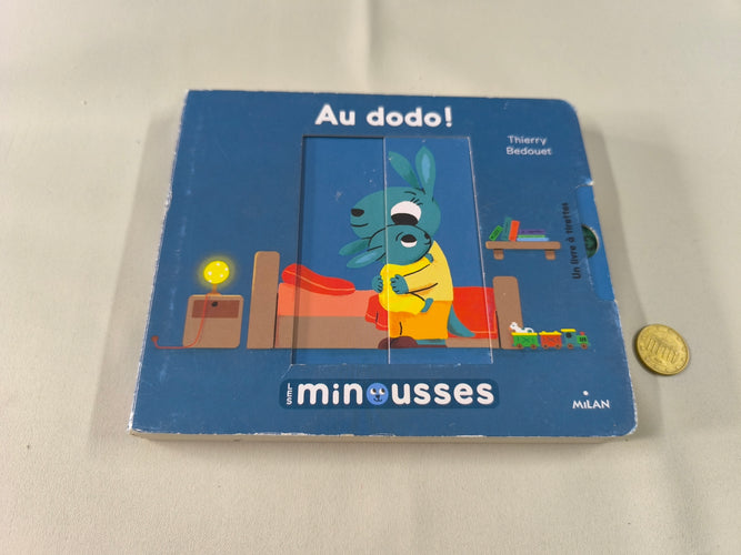 Au dodo! - Les minousses, livre à tirettes, moins cher chez Petit Kiwi