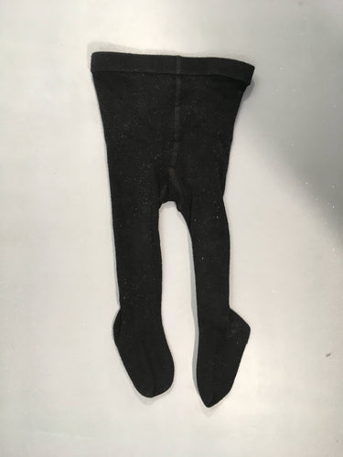 Collants noirs  1 peu bouloché 78% cotons 22% polyester 2% élasthanne 6-12m, moins cher chez Petit Kiwi