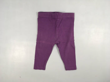 Legging mauve  95% cotons 5% élasthanne