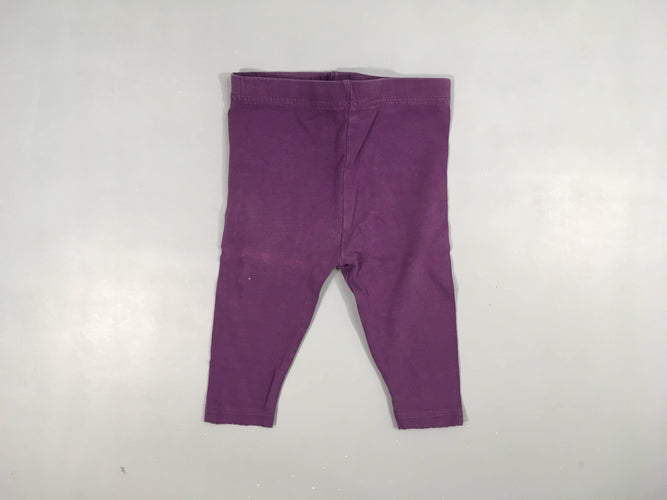 Legging mauve  95% cotons 5% élasthanne, moins cher chez Petit Kiwi