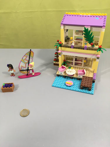 Lego friends 41037 la villa sur la plage, manque quelques pièces, tel que sur la photo, moins cher chez Petit Kiwi