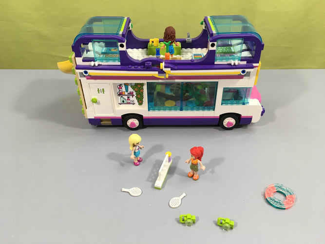 Lego friends 41395 le bus de l'amitié, manque quelques pièces, tel que sur la photo, moins cher chez Petit Kiwi