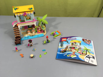 Lego friends 41428 la maison sur la plage, manque quelques pièces, tel que sur la photo