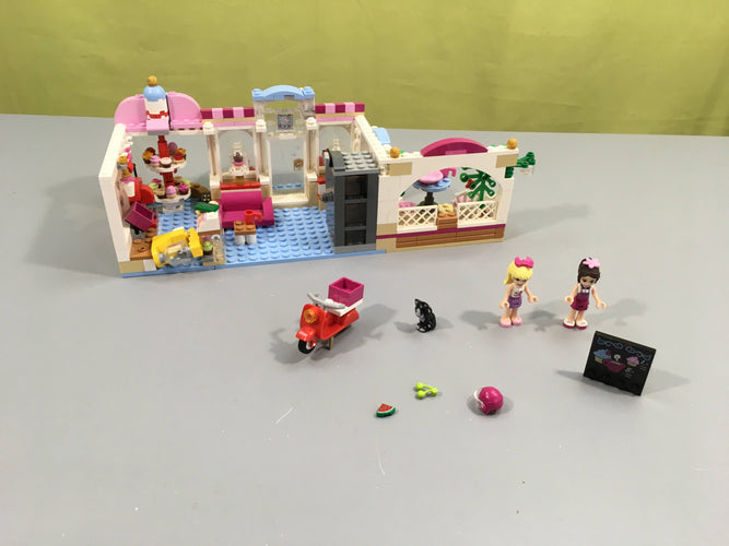 Lego friends 41119 Le cupcake café d'Heartlake City, manque plusieurs pièces, tel que sur la photo, moins cher chez Petit Kiwi