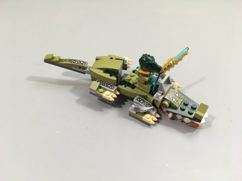 Lego Chima 70126 le croco légendaire, manque 1 ou 2 pièces, tel que sur la photo