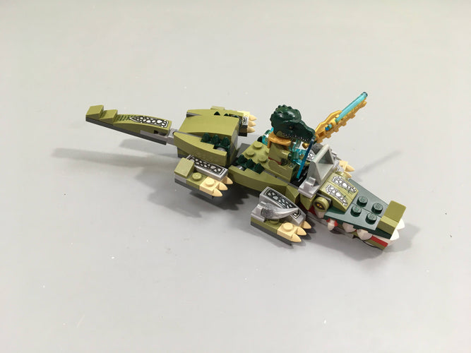 Lego Chima 70126 le croco légendaire, manque 1 ou 2 pièces, tel que sur la photo, moins cher chez Petit Kiwi