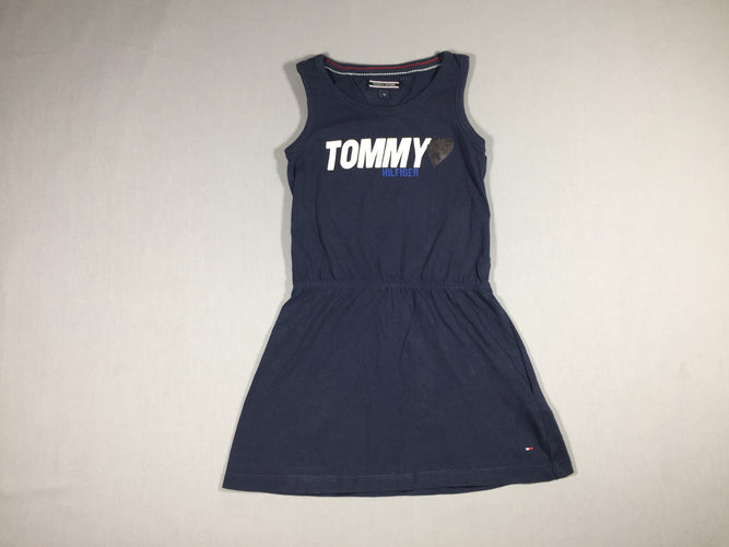 Robe jersey s.m bleu marine - flocage blanc TOMMY, moins cher chez Petit Kiwi