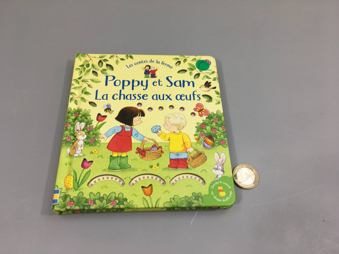 Poppy et Sam, la chasse aux oeufs, moins cher chez Petit Kiwi