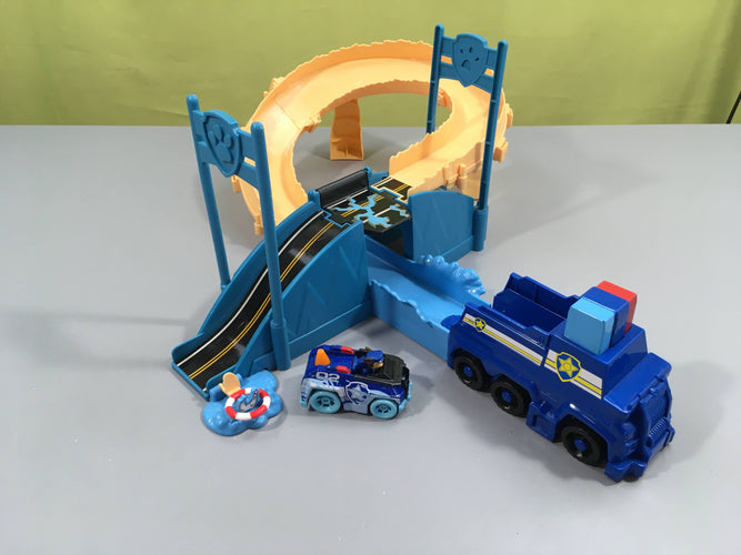 Ensemble de sauvetage de la police Paw Patrol True Metal Chase Patrol Pat'Patrouille +4a Complet, moins cher chez Petit Kiwi