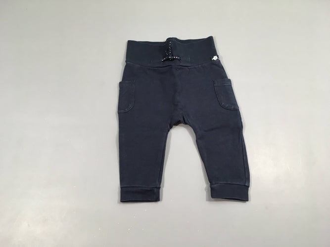 Pantalon molleton bleu marine, moins cher chez Petit Kiwi