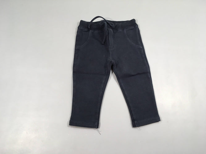 Pantalon molleton bleu marine, moins cher chez Petit Kiwi