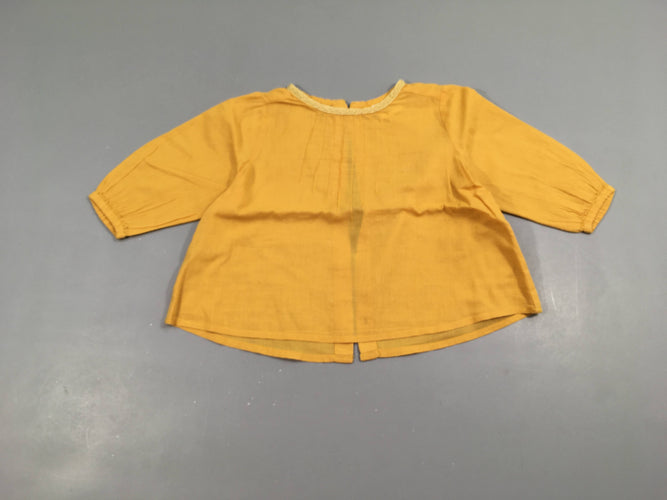 Blouse ml orange, moins cher chez Petit Kiwi