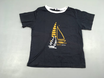 T-shirt m.c bleu marine voilier