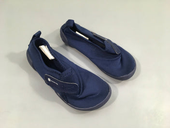 Chaussons bleu foncé gym Domyos