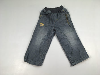 Jeans doublé polar taille élastique