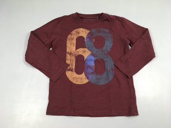 T-shirt m.l bordeau 68