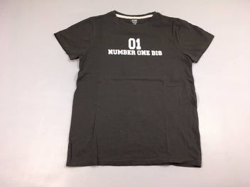 T-shirt m.c noir number one