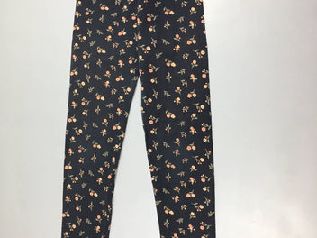 Legging bleu foncé fleuri